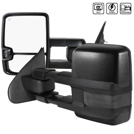 SPEC-D TUNIN CHROME COVER TOWING MIRRORS - POWER - XSIV14G3FS