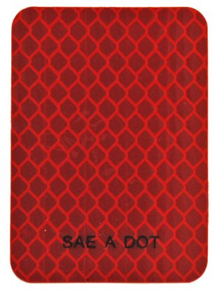JAMMY 2' X 2.75' RED REFLECTIVE TAPE - J006R