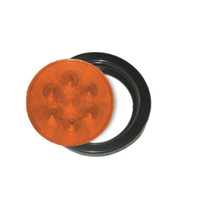 JAMMY AMBER LED 4' ROUND GROMMET MOUNT LI - J45AK
