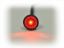 JAMMY RED 3/4  LED SINGLE DIODE CL/MK  P2 - J53R