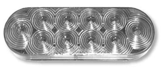 JAMMY CLEAR 6' OVAL LED GROMMET MOUNT BAC - J66C