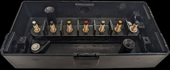 JAMMY 7-POLE JUNCTION BOX WITH HARDWARE - JJB
