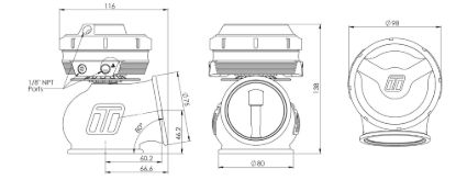 TURBOSMART WG50 GENV POWER-GATE 60 CG (COMPRES - TS05551202