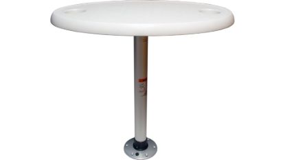 SPRINGFIELD TABLE PACKAGE 18X30 OVAL WHITE - 1690106