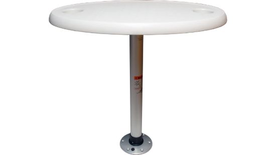 SPRINGFIELD TABLE PACKAGE 18X30 OVAL WHITE - 1690106