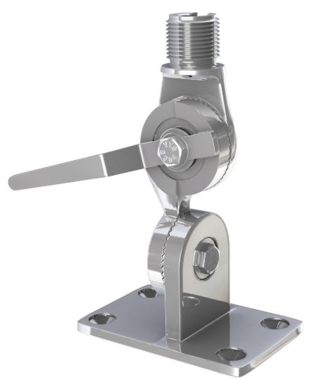 SHAKESPEARE STAINLESS RATCHET VHF ANTENNA MOUNT - 3187