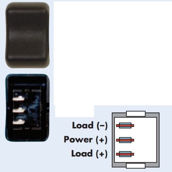 VALTERRA LLC BL RK (SPDT) ON/OFF/ON - 2F12