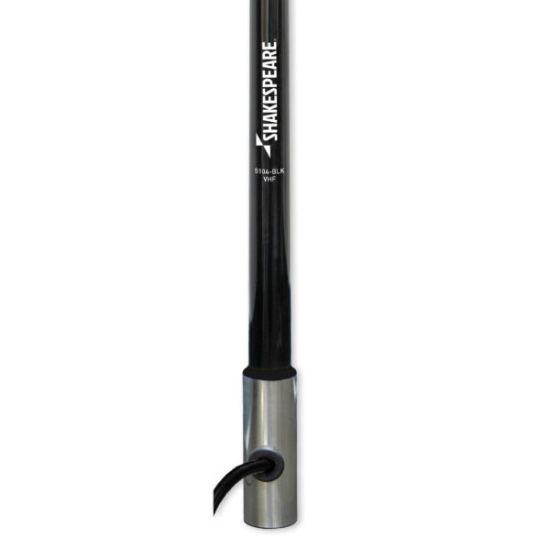 SHAKESPEARE 4'  6DB CLASSIC VHF  CHROME FERRULE - 5104BLK