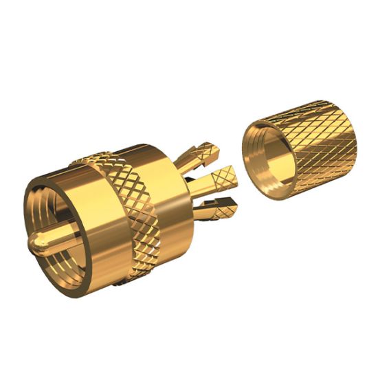 SHAKESPEARE GOLD PLATED CENTERPIN PL-259 - PL259CPG