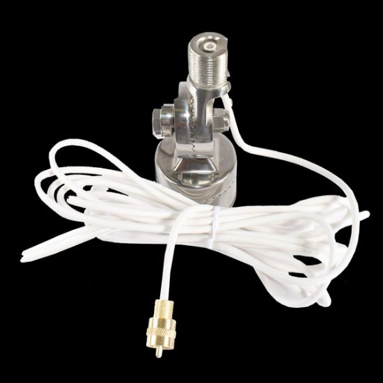 SHAKESPEARE QUICKCONNECT SS RAIL MOUNT W/ CABLE - QCMSR