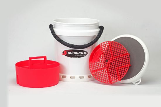 SHURHOLD IND 5 GALLON WHITE BUCKET KIT + BASE - 2463