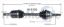 TRAKMOTIVE NEW CV AXLE - NI8150