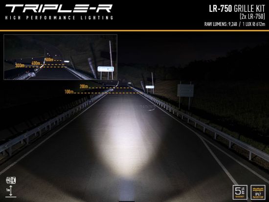 TRIPLERLIGHT MERCEDES METRIS (2015+) - GRILLE MO - GMUSMM01K