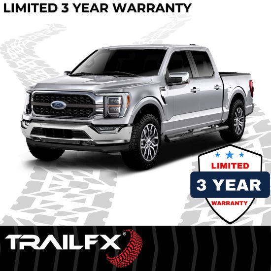 TRAILFX 4' OVAL STRAIGHT BAR BLK - 2930313043