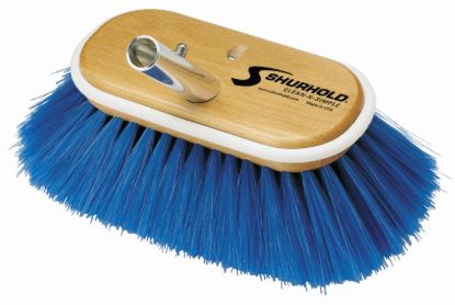 SHURHOLD IND 6' DECK BRUSH EXTRA SOFT BLUE NYLON - 970