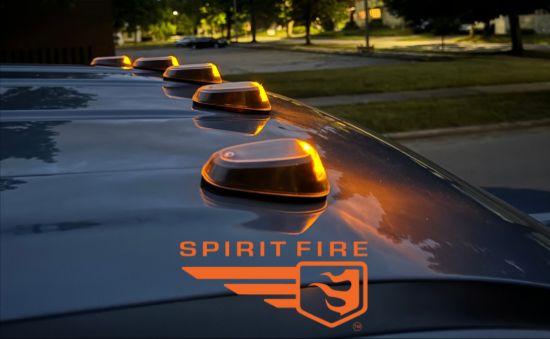 SPIRIT FIRE AMBER NIGHT VIBE CAB LIGHTS - RM1CA5SPFR