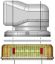STAR WARNING AMBER DOME MINIBAR  GOLIGHT VERSION - 9901LEDA