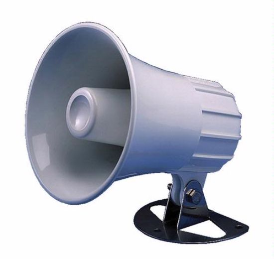 STANDARD HAILER HORN  5' ROUND  30 WATT - 220SW