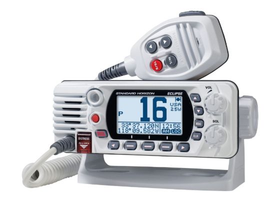 STANDARD 25W FIXED MOUNT VHF/GPS WITH DOT MA - GX1410GW