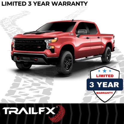 TRAILFX 4' OVAL BENT SIDE BAR BLK - A1002B