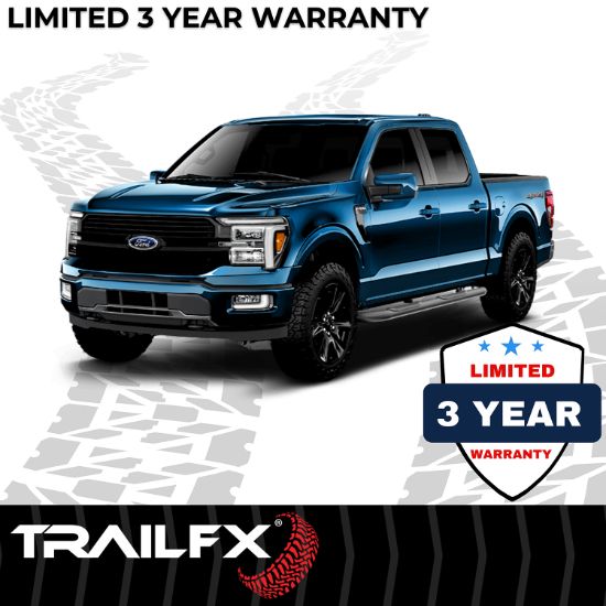 TRAILFX 4' OVAL BENT SIDE BAR BLK - A1005B