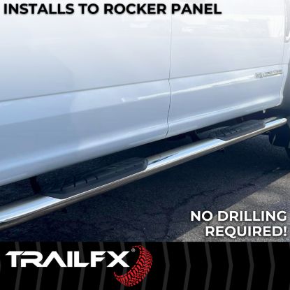 TRAILFX 4' OVAL BENT SIDE BAR PSS - A1006S