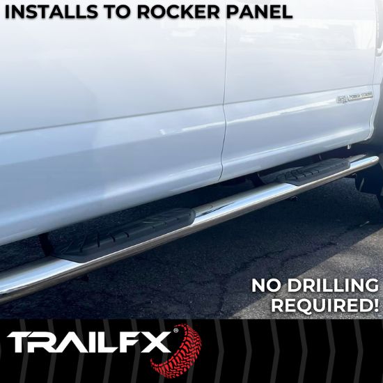 TRAILFX 4' OVAL BENT SIDE BAR PSS - A1006S