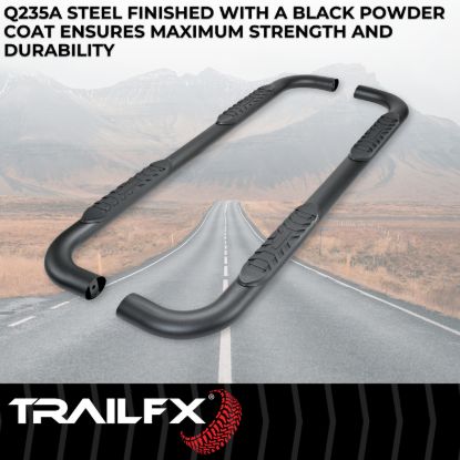 TRAILFX 4' OVAL BENT RAM 1500 QUAD BLK 19 - A1013B