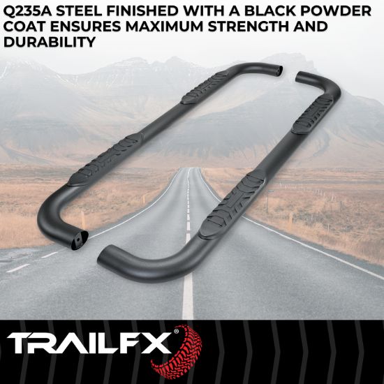 TRAILFX 4' OVAL BENT RAM 1500 QUAD BLK 19 - A1013B
