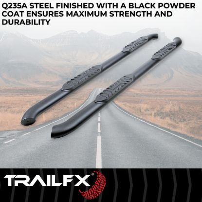 TRAILFX 4' NERF BEND FORD RANGER EXT 19 BLK - A1014B