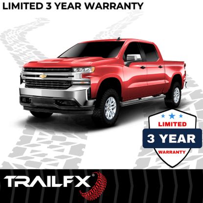 TRAILFX 4' OVAL NERF BAR BLK - A1534B