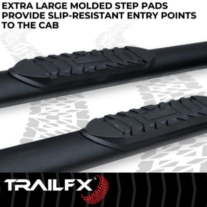 TRAILFX 4' NERF STR YUKON  TAHOE BLK - A1554T
