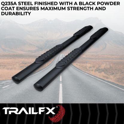 TRAILFX 4' OVAL STR BRONCO 4DR BLK - A1555T