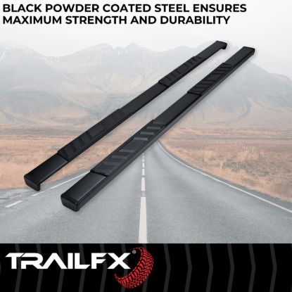 TRAILFX T4 SERIES SIDE BAR BLACK - A4009B