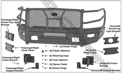 STEELCRAFT 19-24 RAM 1500  FINE TEXTURED BLACK - AL6012270C