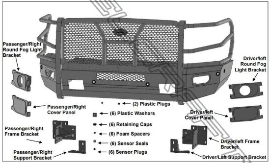 STEELCRAFT 19-24 RAM 1500  FINE TEXTURED BLACK - AL6012270C