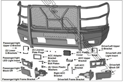 STEELCRAFT 17-22 FORD SUPER DUTY  FINE TEXTURE - L6011380CC