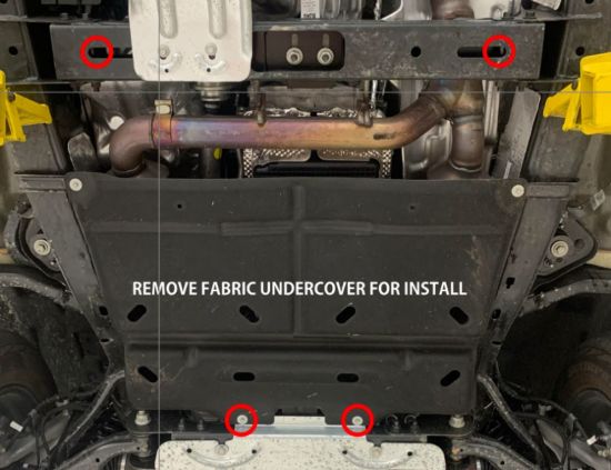 STOUT MANUFA CAT COVER 2012+ FORD F-150 V6 ONLY - 201000