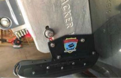 TRANSDUCER L BRACKET BLANK FOR STARBOARD SIDE - LB3RW