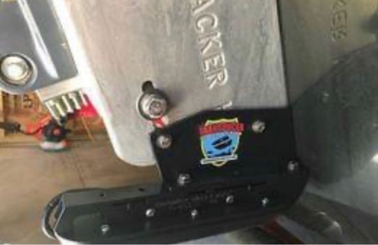 TRANSDUCER L BRACKET BLANK FOR STARBOARD SIDE - LB3RW