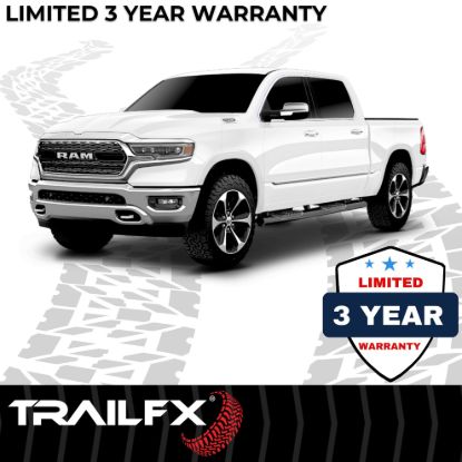 TRAILFX 5'' OVAL STRAIGHT BAR BLK - A7005B