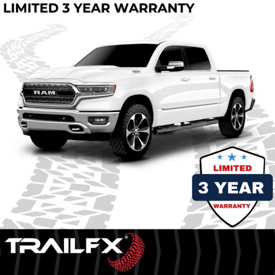 TRAILFX 5'' OVAL STRAIGHT BAR BLK - A7005B