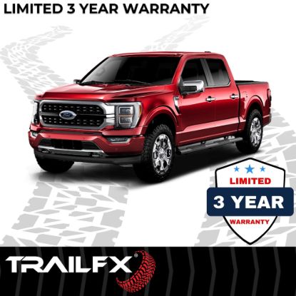 TRAILFX 5'' OVAL STRAIGHT BAR BLK - A7015B