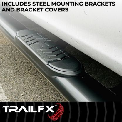 TRAILFX 5 INCH OVAL NERF BAR BLK - A7040B