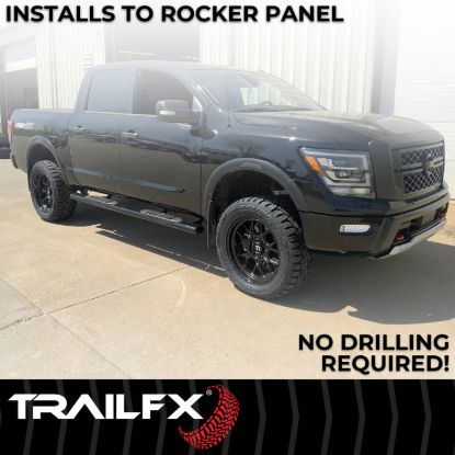 TRAILFX 6'' OVAL BAR BLK - A8211B