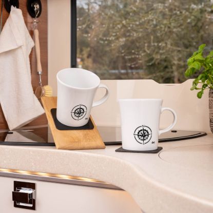 SILWY MAGNET HANDLE CUPS WANDERLUST BLACK - 2713082BBO