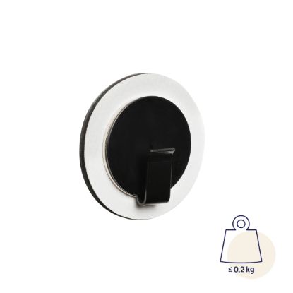 SILWY MAGNET MAGNETIC HOOK CLEVER BLACK - H0001BKW1