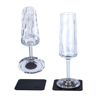 SILWY MAGNET MAGNETIC PLASTIC GLASSES CHAMPAGNE - KOCHC2
