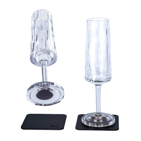 SILWY MAGNET MAGNETIC PLASTIC GLASSES CHAMPAGNE - KOCHC2