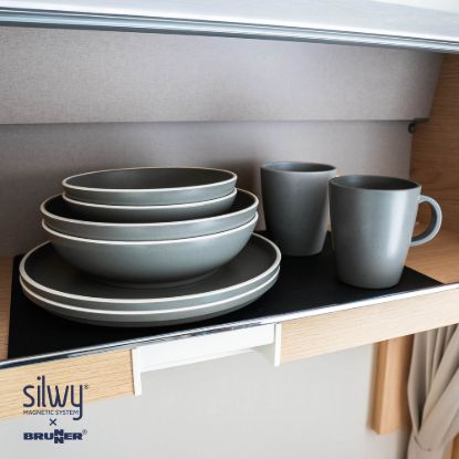 SILWY MAGNET TABLEWARE SET GRAY - SYBRKGS11D